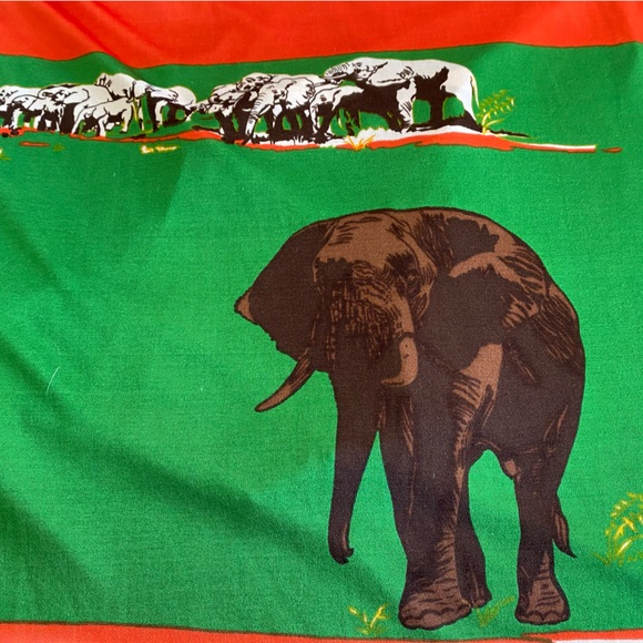 Mimmo Ferretti expressly for Diane Von Furstenberg Elephant print dress 1970’s - Picture 5 of 7